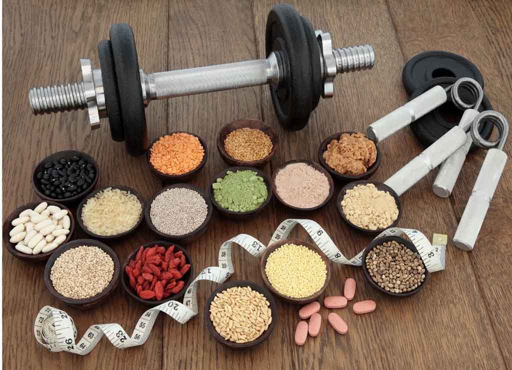 خواص نخود برای عضله سازی وسایل بدنسازی و حبوبات